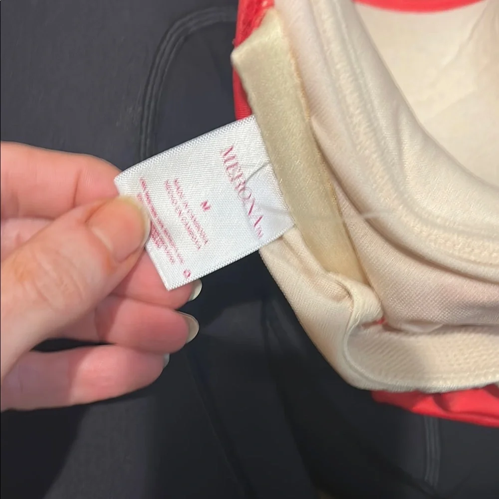 Merona Red Women's One Piece Swimsuit - Picture 11 of 13